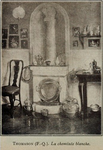 Thomason, Frances Q., “La cheminée blanche,” ca. 1908, oil on canvas. Catalogue of the 1908 Salon des Beaux-Arts. 