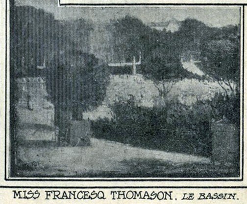 Frances Thomason, “Le Bassin,” painting reprinted in the New York Herald European edition, February 26, 1911, p. 20