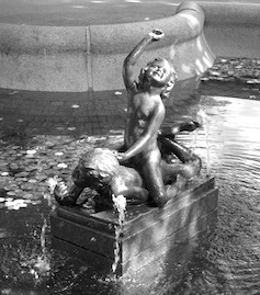 Anna Ladd, "Triton Babies," Fountain in the Boston Public Gardens. Wikipedia