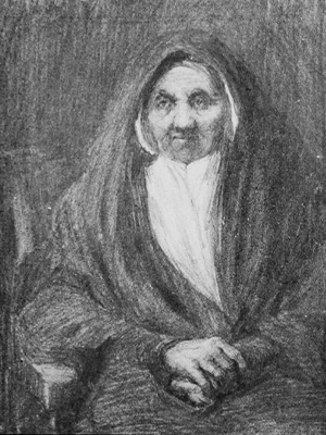 Mary Minerva Wetmore, “Old Woman,” ca. 1900, oil on canvas. Illustrated catalogue of the 1900 Salon des artistes français.