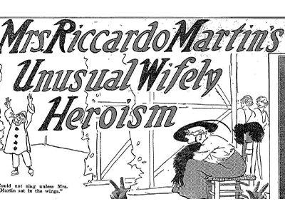 Caricature of Klamroth's marital obligations, August 22, 1915, The Washington Post