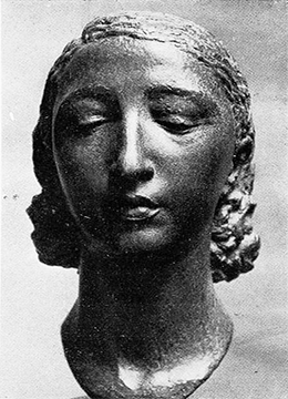Robert Wlérick, portrait of Lydie Paquereau, 1929. Kahn 48.