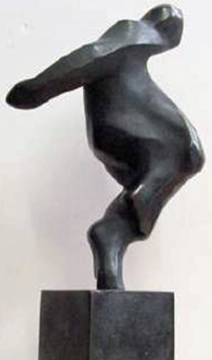Alice Morgan Wright, "Wind Figure." Hirshhorn Museum and Sculpture Garden, Smithsonian Institution, Washington, DC, Gift of Elinor W. Fleming, 1983