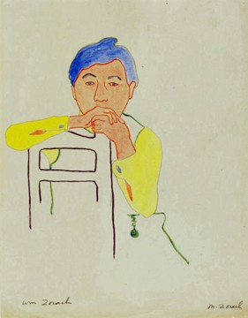 Marguerite Thompson Zorach, Portrait of William Zorach, n.d. Smithsonian American Art Museum