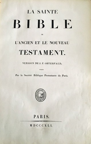 Keller's Pulpit Bible (Reid Hall archives) Keller's Pulpit Bible (Reid Hall archives)