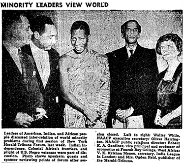 Photo printed in The Chicago Defender, November 9, 1946, p. 6. ProQuest Historical Newspapers. Photo printed in The Chicago Defender, November 9, 1946, p. 6. ProQuest Historical Newspapers.
