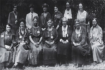 IFUW council, 1922