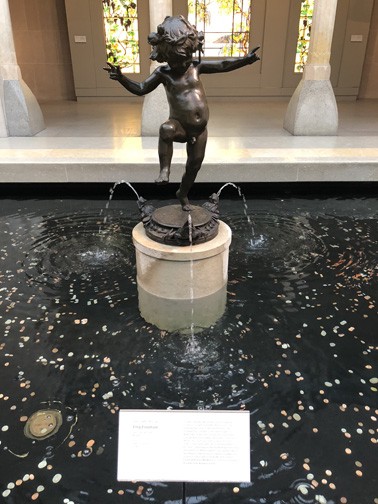 Janet Scudder, "Frog Fountain," 1906, bronze. The Metropolitan Museum of Art (personal photo)