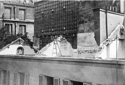 Dormers, right wing of the Chevreuse building. Photograph, RH archives.