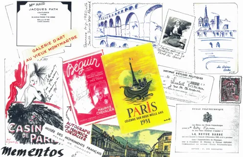Mementos from the JYA 1950-1951 group. Grossman. Smith Archives