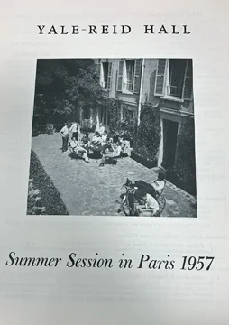 Brochure, Yale-Reid Hall Summer 1957. Smith Archives