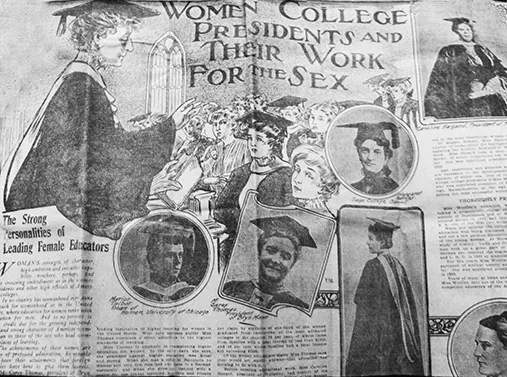 Women College Presidents. M.Carey Thomas Papers, Box 24 Personal Business
Courtesy of the Special Collections Department, Bryn Mawr College Library.

