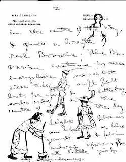 Ellen Graham Anderson, Doodles on letter. Letter to her Mother. 3 September 1913. Anderson Family papers. WLU-Coll-000, Box 1, Folder 4. University Library Special Collections and Archives Repository, Washington and Lee University, Lexington, Virginia.