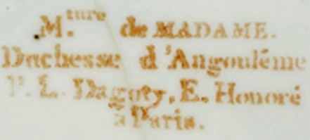 Dagoty Mark, Duchesse d'Angoulême