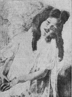 Martha S. Baker, miniature, The New York Herald European edition, February 18, 1907, p. 6