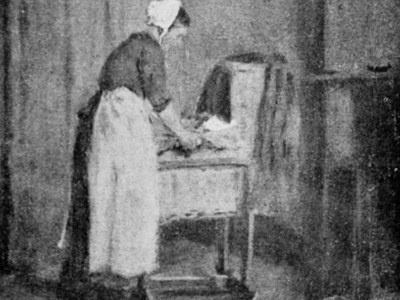Inez Bate, “Dutch Study,” ca. 1897, oil on canvas. Illustrated catalogue of 1897 Salon de la Société nationale des Beaux-Arts. Inez Bate, “Dutch Study,” ca. 1897, oil on canvas. Illustrated catalogue of 1897 Salon de la Société nationale des Beaux-Arts
