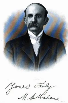 Photo of Blondelle Malone's father, Miles Alexander Malone, ca. 1917. Makers of America, p. 481
