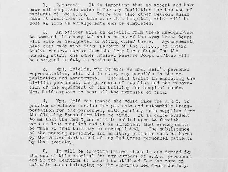 Bradley, A.E. Memorandum to Surgeons and Lines of Communication. October 23, 1917. Hoover Institution Library & Archives: Hoover xx482 bx78 fl15.