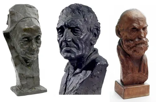 Margaret Butler, busts exhibited at the Salon des Tuilleries, 1927. Museum of New Zealand