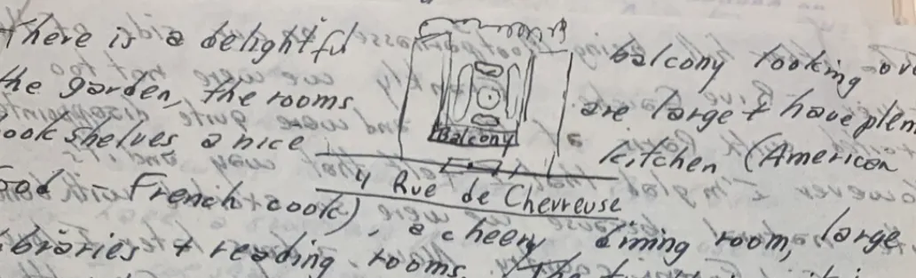 Carolyn French drawing of RH property