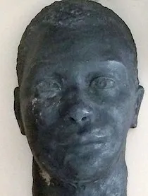 Mary Elizabeth Cook, Face Mask, c. 1919. Ross Historical Society