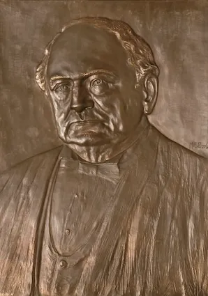M. E. Cook, Bronze relief of Supreme Court Justice Swayne. Thomas J. Moyer Ohio Judicial Center, Supreme Court of Ohio, 1930's