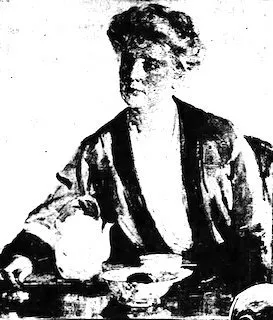 Catharine Carter Critcher, "Portrait of Miiss S," oil on canvas, c.. 1913. Portrait of Aline Solomons. Evening Star, April 8, 1914, p. 13.