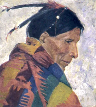 Catharine Critcher, "Light, Lightning," oil on canvas, n.d. The Brinton Museum