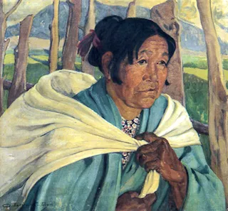 Catharine Critcher, "Portrait of a Woman," oil on canvas, n.d. The Brinton Museum
