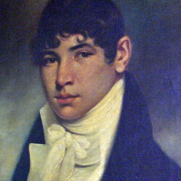 Pierre-Louis Dagoty, "Self-Portrait," 1798, oil, private collection (Wikimedia Commons)