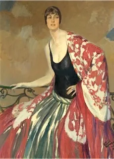 Jean-Gabriel Domergue, Maud Dale, 1923, oil on canvas. National Gallery of Art, Chester Dale Collection