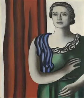 Right: Fernand Leger, Maud Dale, 1935, oil on canvas, National Gallery of Art, Chester Dale Collection