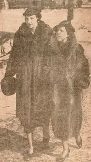 Mary Towar Bullard and Marion Swift. The Detroit News, February 11, 1938, n.p. Chester Dale Papers. Archives of American Art.