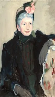 Marie Cassat, Portrait of an Elderly Lady, ca. 1887, oil on canvas. Chester Dale Collection, National Gallery of Art.