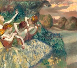 Edgar Degas, Four Dancers, ca. 1899, oil on canvas.
