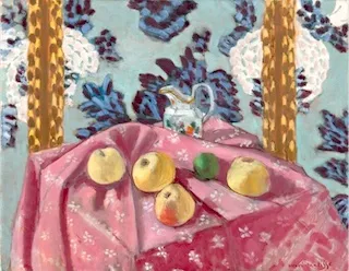 Henri Matisse, Still Life with Apples on a Tablecloth, 1924, oil on canvas. Chester Dale collection, National Gallery of Art