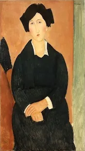 The Italian Woman, ca. 1918-19, oil on canvas. The Metropolitan Museum of Art.