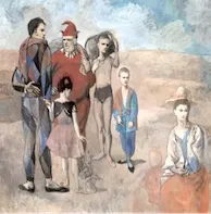 Pablo Picasso, Family of Saltimbanques, 1905, oil on canvas. National Gallery of Art