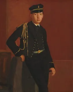 Edgar Degas, Achille De Gas in the Uniform of a Cadet, 1856/1857, oil on canvas. The Chester Dale Collection, National Gallery of Art