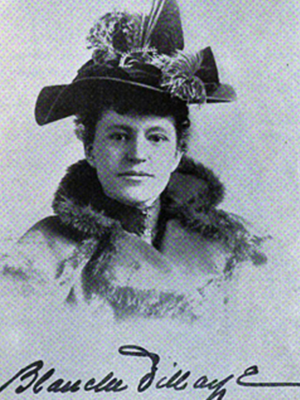 Hanson, Jr., John Wesley, "Blanche Dillaye." Famous American Men and Women. Chicago: Wabash Publishing House, 1896, p. 447. Hanson, Jr., John Wesley, "Blanche Dillaye." Famous American Men and Women. Chicago: Wabash Publishing House, 1896, p. 447)