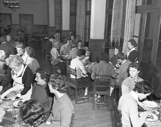 Dining room. Photograph retrieved from U.S. National Archives & DVIDs.