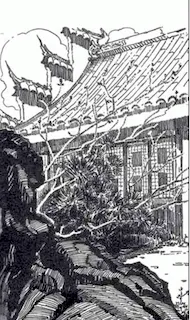 Lucille Douglass, drawing of the gardens at 72 Penang Road, Shen, fig. 9.