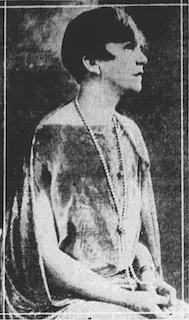 Photograph of Lucille Douglass reproduced in the Birmingham News, 08 May 1925, p. 3.