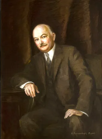Antoinette Farnsworth Drew, Charles Henderson, oil on canvas, 1920. Wikimedia