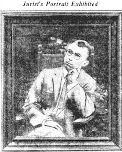 Antoinette Farnsworth Drew, Potrait of Judge Jesse Wood, The Atlanta Journal, October 24, 1933, p. 10