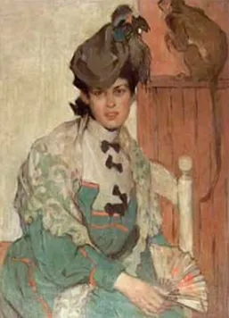 Ethel Mars, "Woman with a Monkey," 1909
