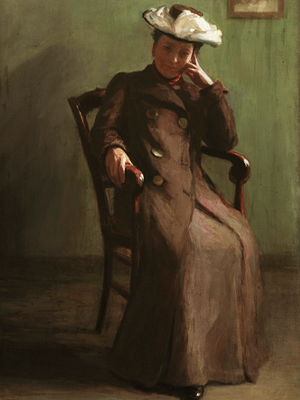 Della Garretson, “Miss G” [her twin sister, Lillie Garretson], ca. 1902, oil on canvas. Detroit Institute of Arts
