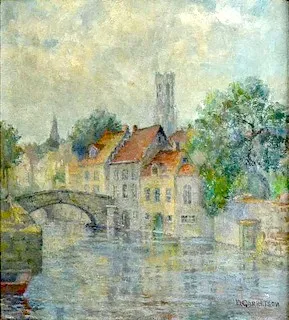 Della Garretson, "The Channel," oil on canvas, ca. 1911. Invaluable.com