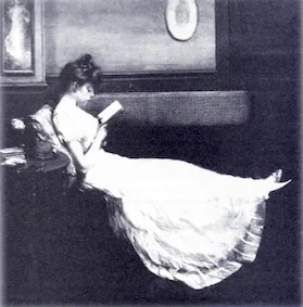 Mary Shepard Greene, "La petite histoire," oil on canvas, c. 1902. Charbonneau