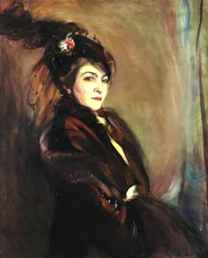 Mary Shepard Greene Blumenschein, "Self-portrait," oil on canvas, 1915. Submitted as part of her ANA diploma presentation. National Academy of Design.